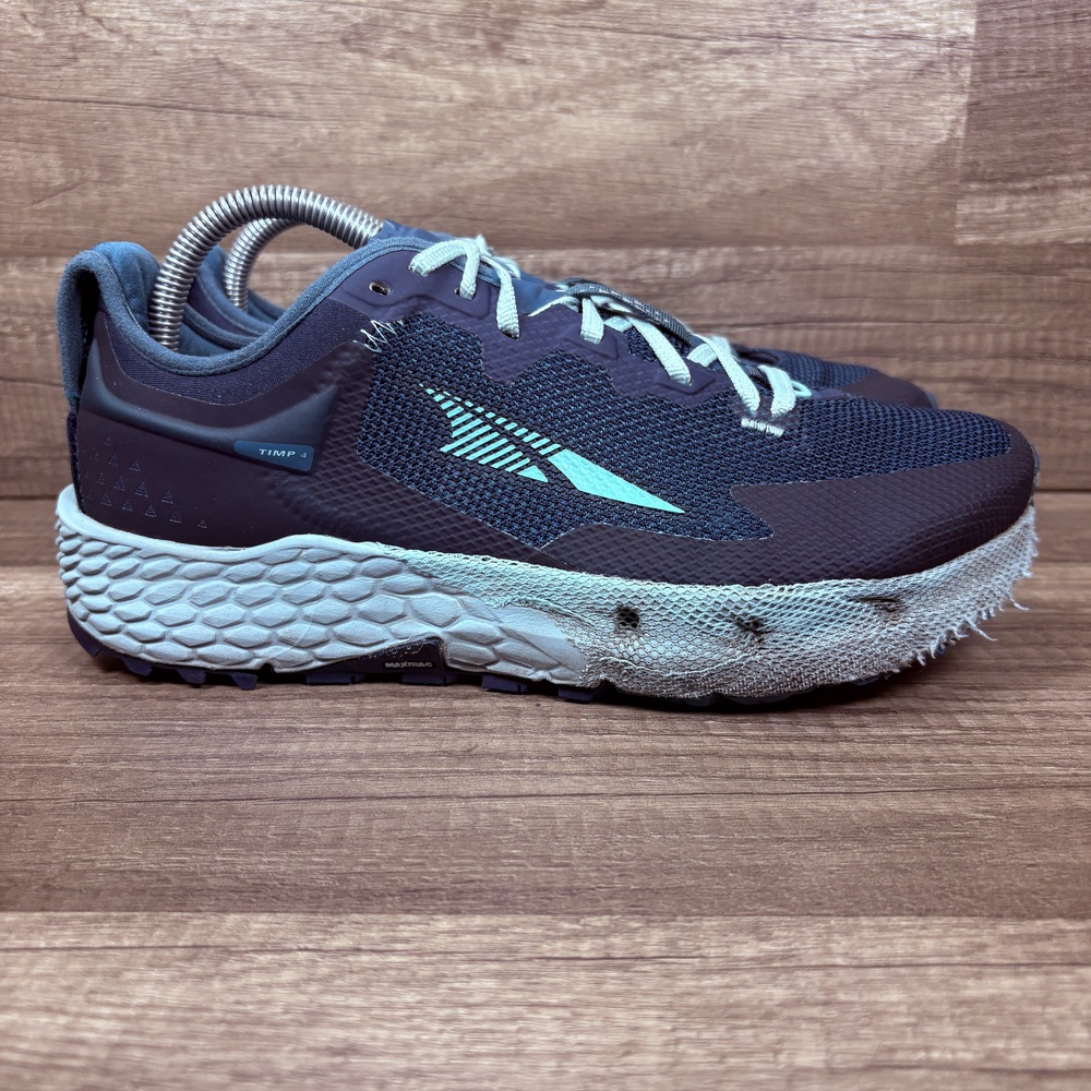 Altra Timp 4 Trail Blue Green Womens US Size 9.5 ALOA548C302 Running Shoes